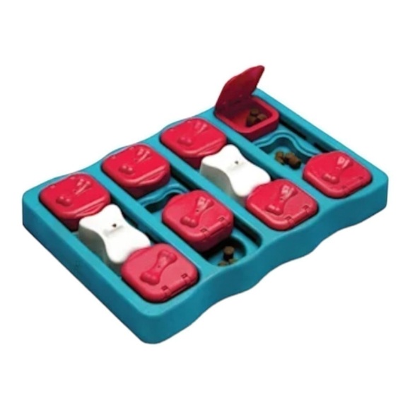 Nina Ottosson Outward Hound Dog Brick Treat Dispensing Puzzle Toy Stimulate - Picture 4 of 8